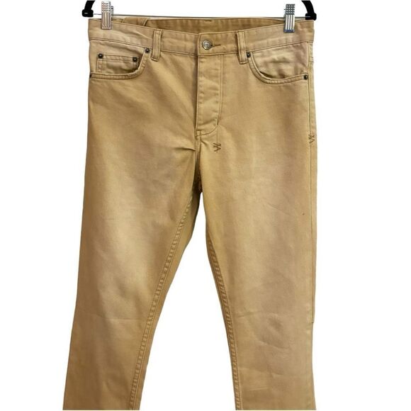 Ksubi Men’s Tan Chitch Button Fly Beige Tan Sandstorm Tapered Jeans Size 29 - Picture 4 of 13
